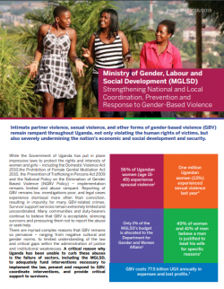 Ministry of Gender, Labor and Social Development Policy Brief 2018