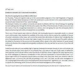 DVA Coalition Statement On Sexual Violence and Access to Justice FNL