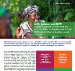 JLOS- Judiciary and ODPP Budget Policy Brief (2018)