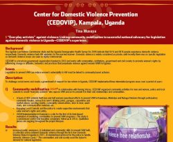 Tina Musuya Presentation – Everyday Activists Against Violence