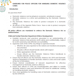 Dos and Don’ts for Police Officers