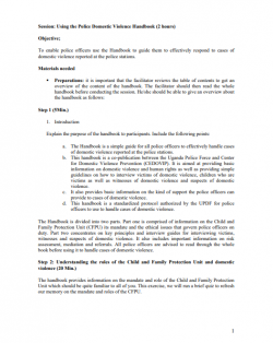 How to use a Handbook