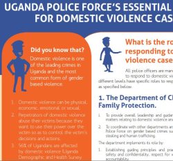 Uganda Police Forces Essential Services for Domestic Violence Cases