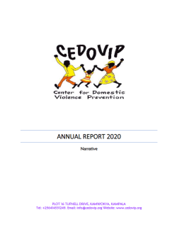 CEDOVIP ANNUAL REPORT 2020