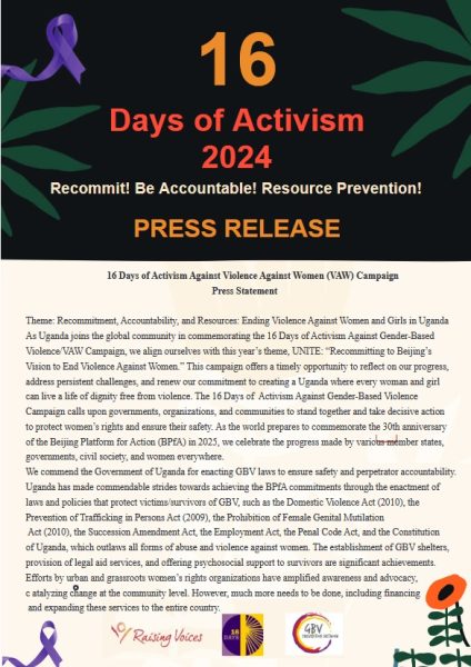 16 Days of Activism 2024